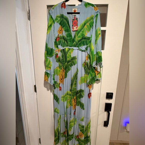 Farm Rio Fresh Banana Tropical Maxi Dress 🍌 🌴 - Picture 2 of 8